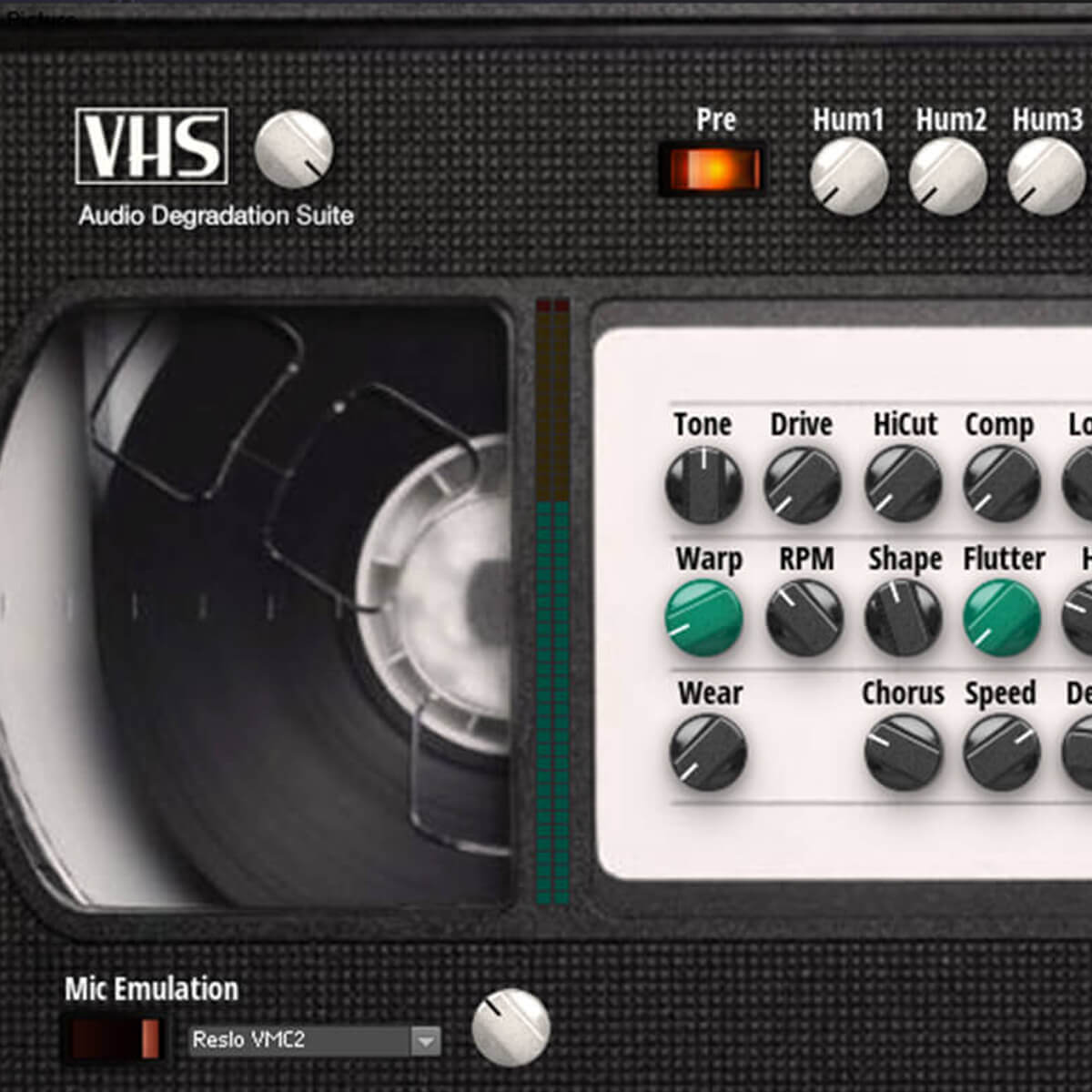 VHS Audio Degradation Suite